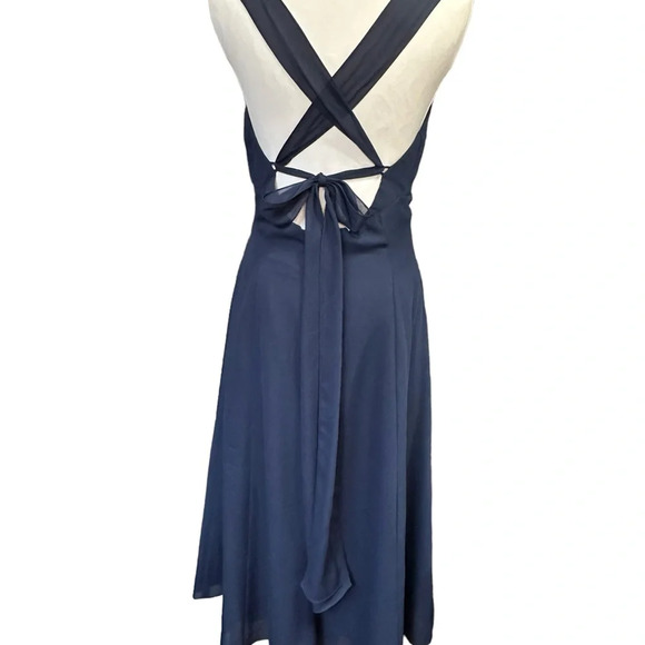 WTOO Watters & Watters Navy Blue Cocktail, Bridesmaid Dress - Picture 6 of 9